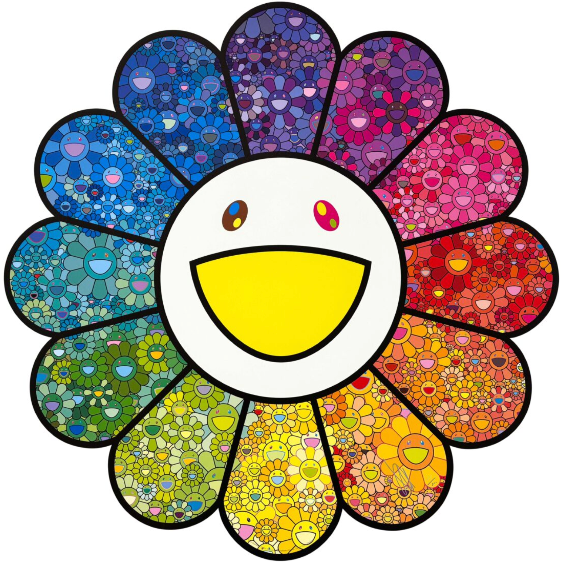 その他 2024 FLOWERS TAKASHI MURAKAMI MAIKO Takashi Murakami: Maiko-san Tanzaku Screen Print | Gagosian Shop