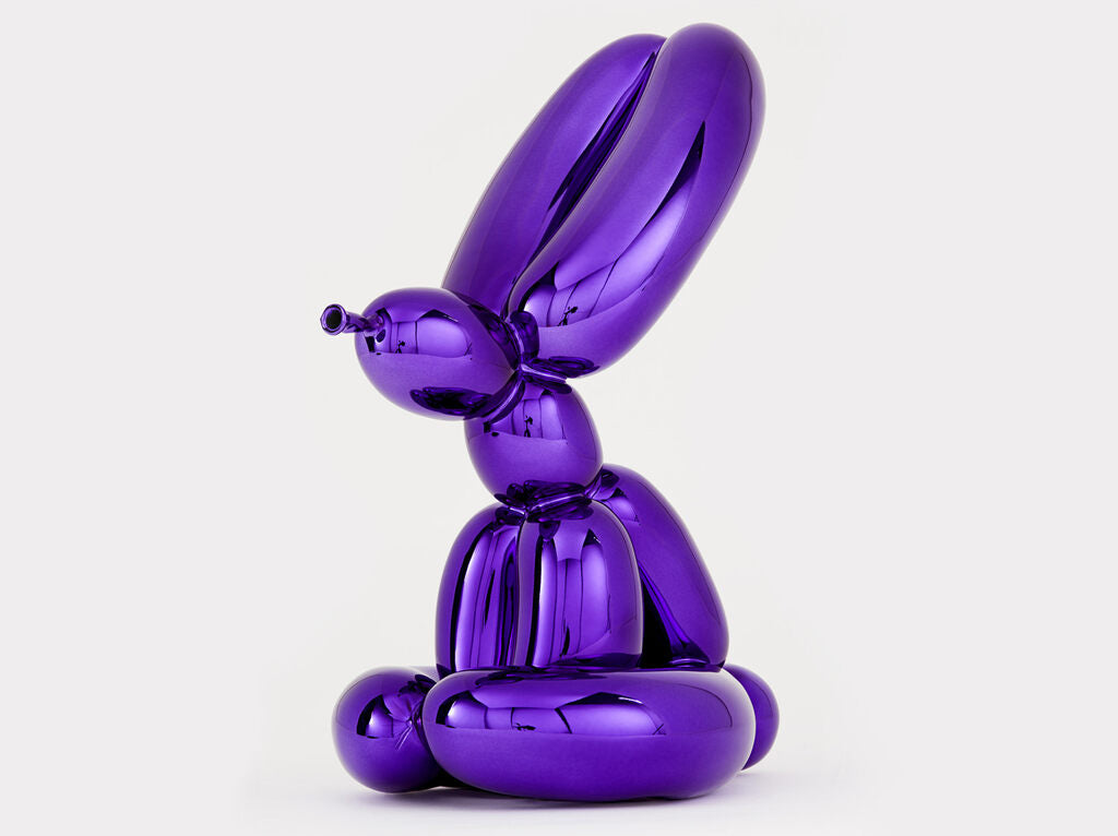 Jeff Koons - Balloon Rabbit (Violet), 2019 - Pinto Gallery