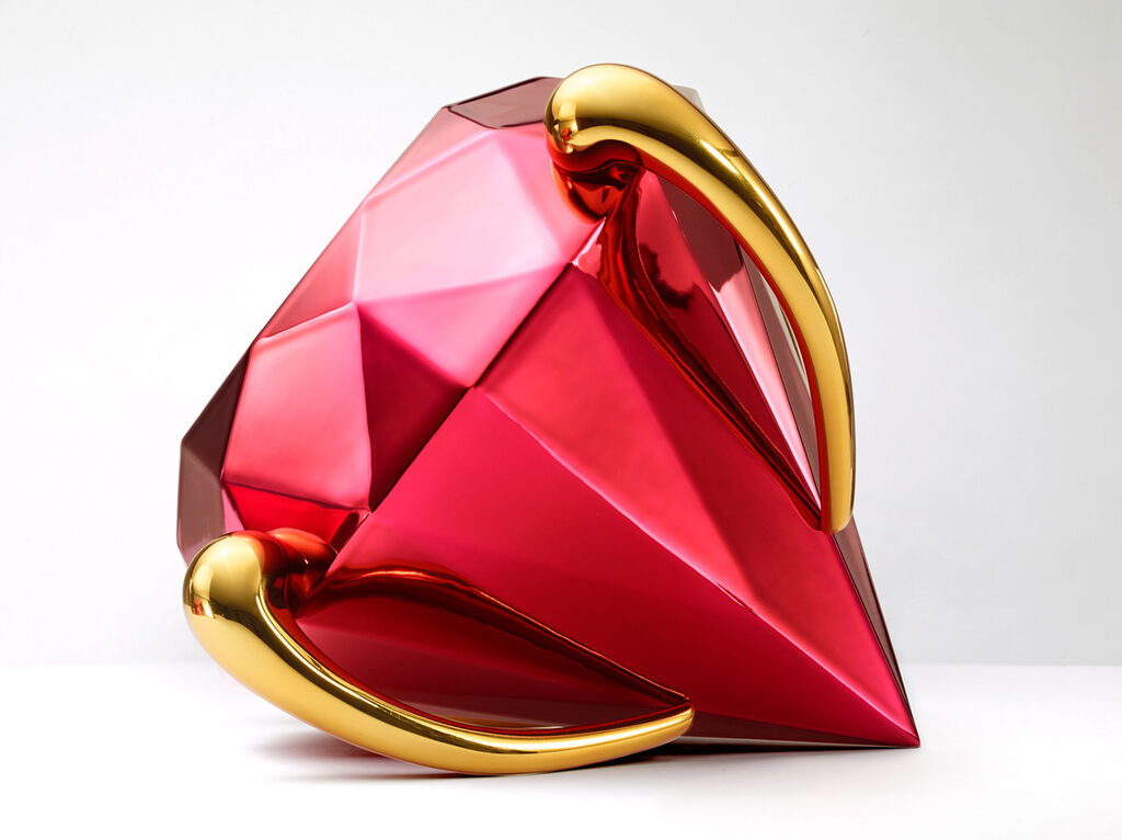 Jeff Koons - Diamond (Red), 2023 - Pinto Gallery