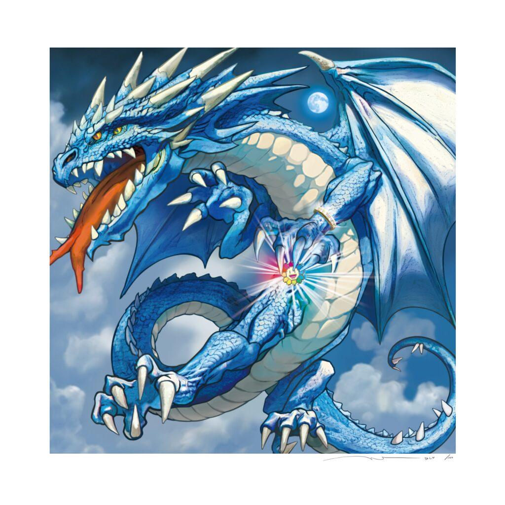 その他 2024 MURAKAMI BLUE DRAGON-KUN #048 Takashi Murakami | Murakami.Flowers Collectible Trading Card Blue