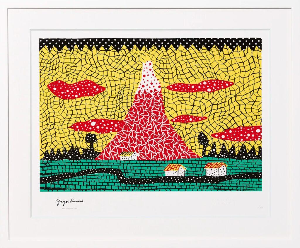 Yayoi Kusama | Red Mt.Fuji 1982, 2025 – Pinto Gallery