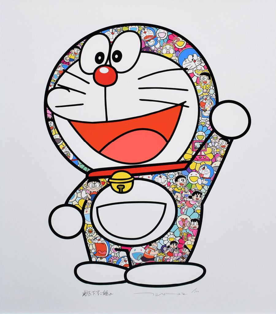 Takashi Murakami, Fujiko Fujio - Doraemon: Here We Go!, 2020 - Pinto Gallery