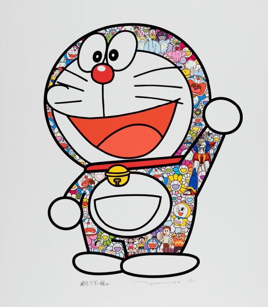 Takashi Murakami, Fujiko Fujio - Doraemon: Hip Hip Hurrah!, 2020 - Pinto Gallery