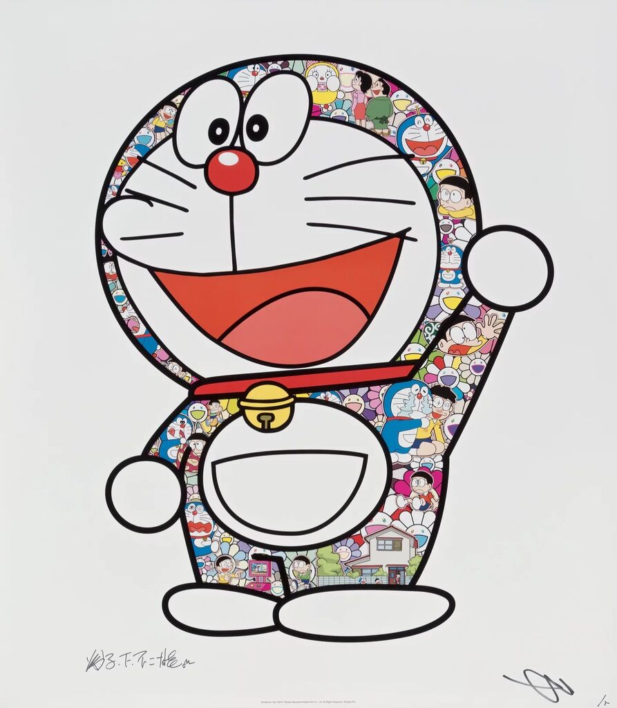 Takashi Murakami, Fujiko Fujio - Doraemon Yay!, 2021 - Pinto Gallery
