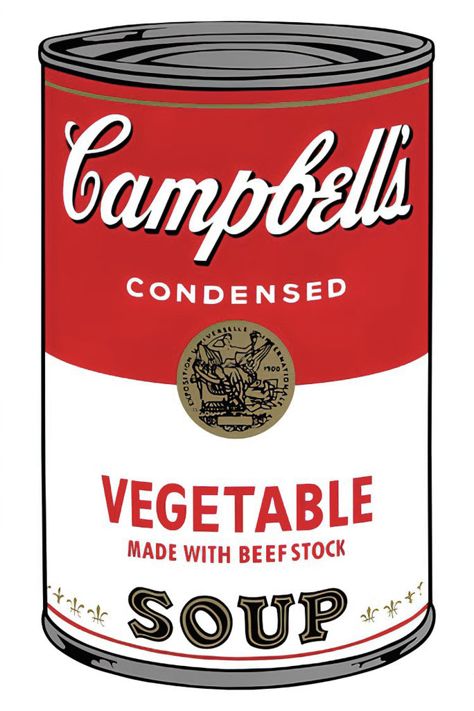 Andy Warhol - Campbell's Soup Can 11.48 (Vegetable), 1960s printed after - Pinto Gallery