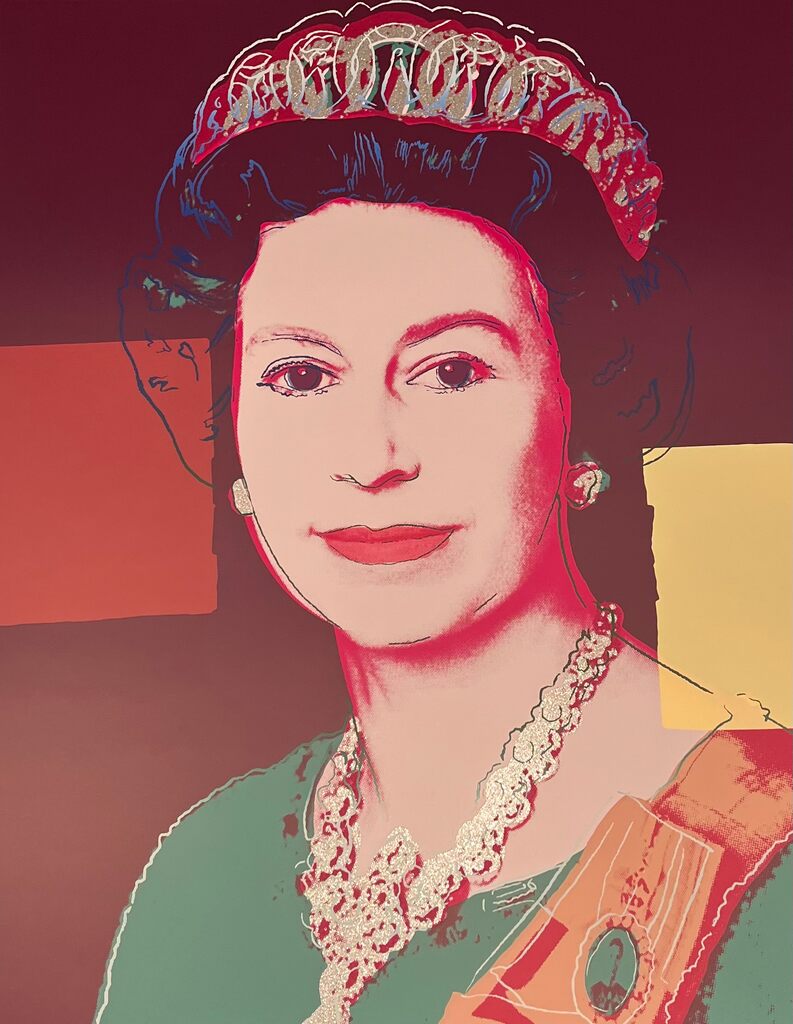 Andy Warhol - Queen Elizabeth II of the United Kingdom Diamond Dust, 1967 printed later - Pinto Gallery