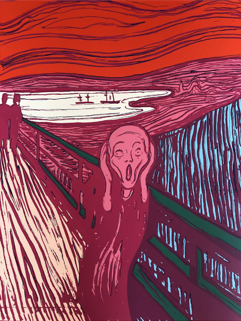 Andy Warhol - The Scream - Pink, 1967 printed later - Pinto Gallery