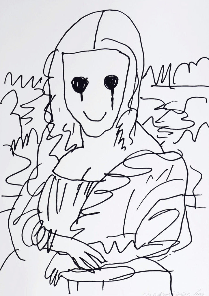 MADSAKI | Coffee Break Drawing of Mona Lisa_P, 2020 – Pinto Gallery