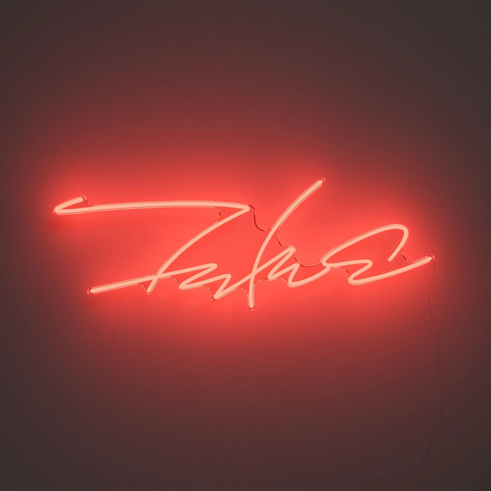 Futura - Signatura Red LED Neon Sign, 2023 - Pinto Gallery
