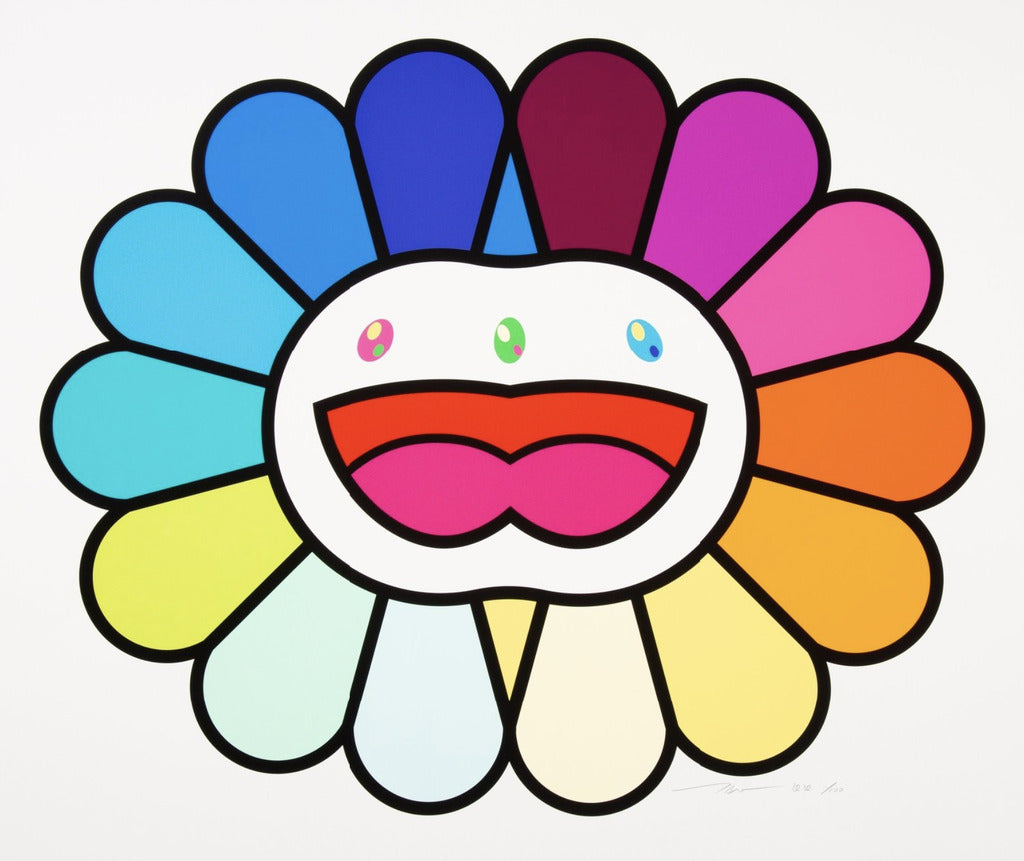 村上隆 版画 Multicolor Double Face White Takashi Murakami | Multicolor Double Face: White, 2020 – Pinto Gallery