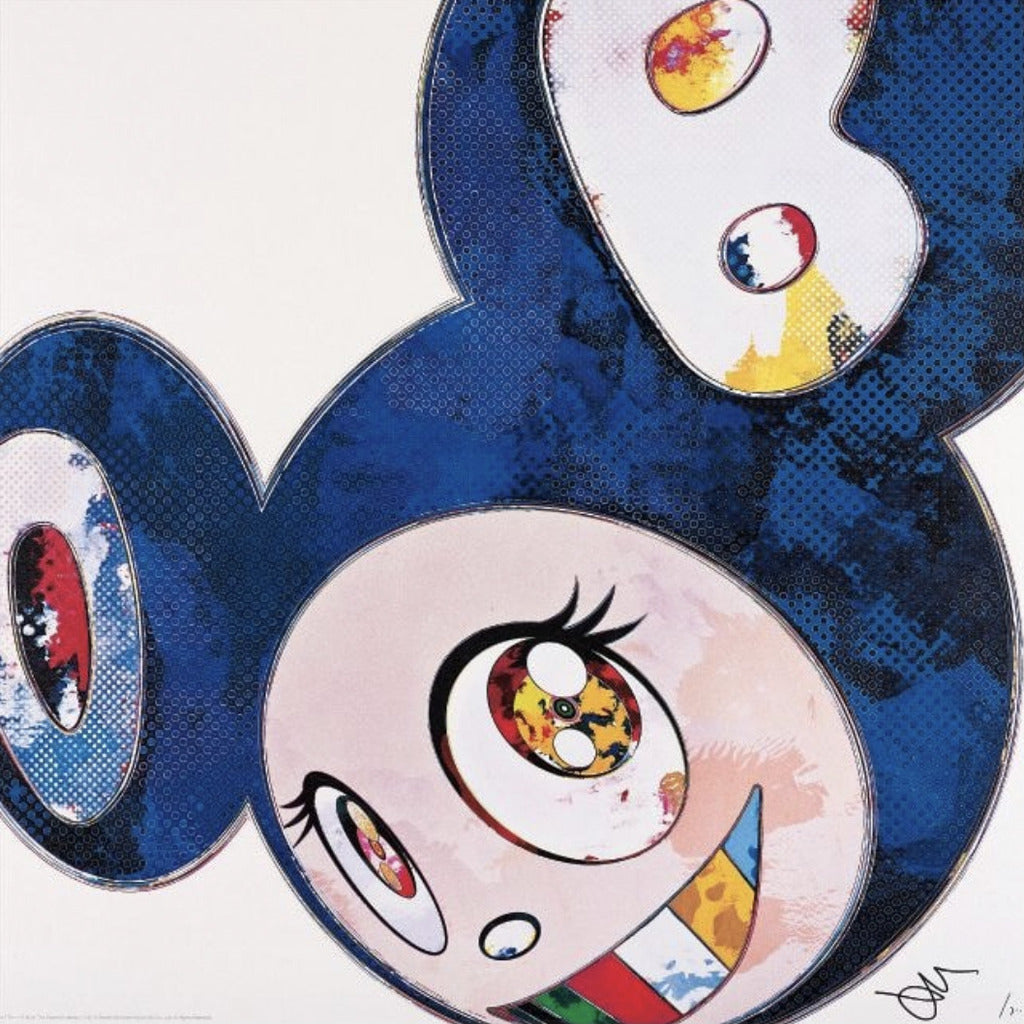 Takashi Murakami | And Then x 6 (Blue: The Superflat Method), 2013