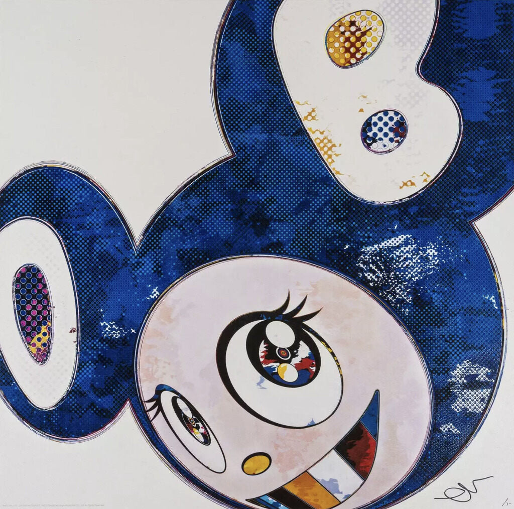Takashi Murakami - And Then x 6 (Lapis Lazuli: The Superflat Method), 2013 - Pinto Gallery