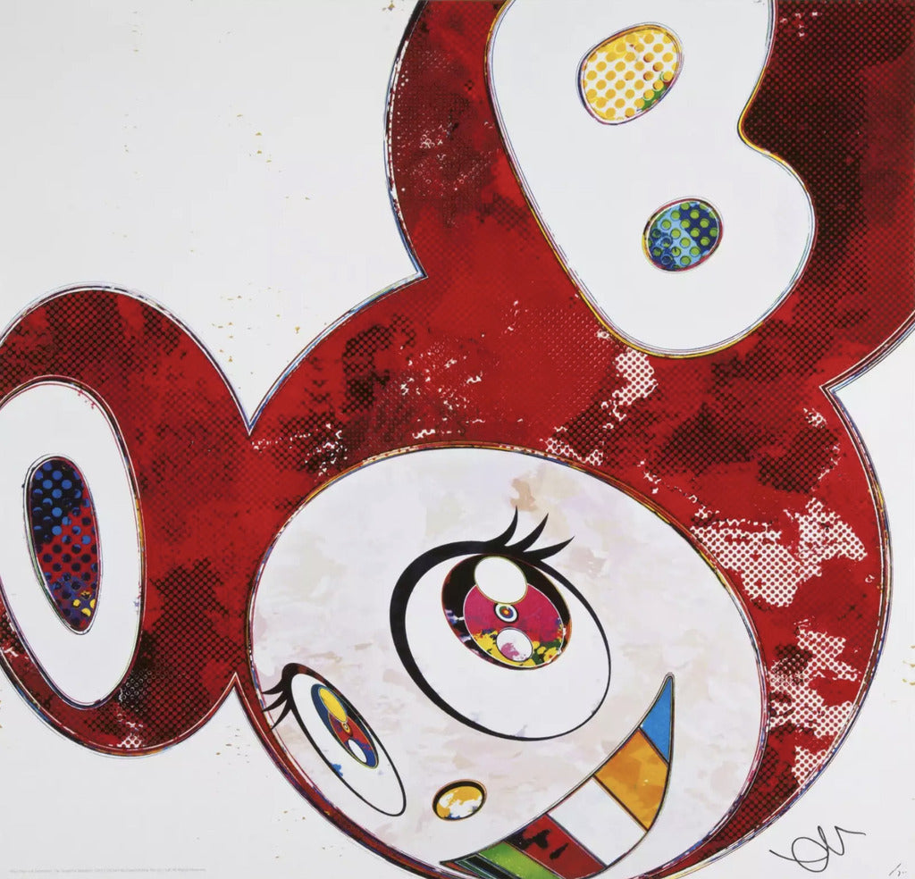 Takashi Murakami - And Then × 6 (Vermilion: The Superflat Method), 2013 - Pinto Gallery