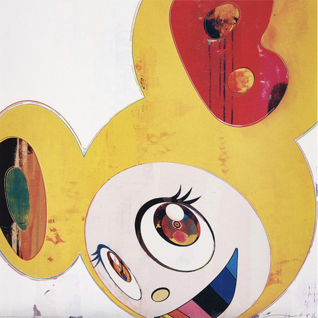 Takashi Murakami - And then, and then, and then, and then, and then…..(Yellow Jelly), 2008 - Pinto Gallery