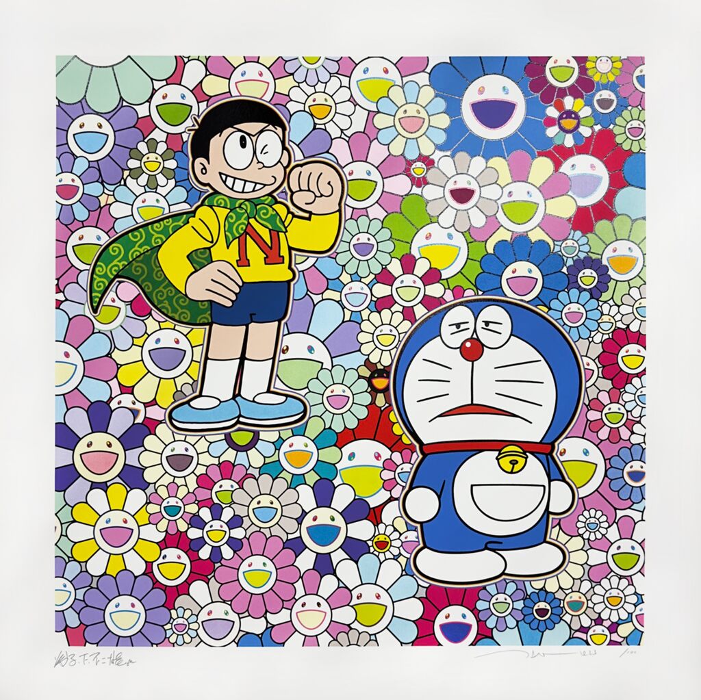 Takashi Murakami - Feeling Like a Power Man! But Are You Sure You’re Okay?, 2023 - Pinto Gallery