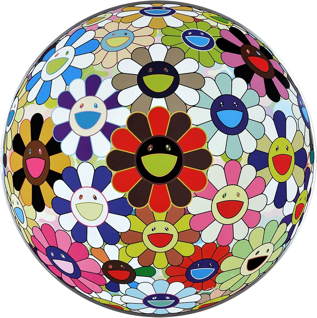 Takashi Murakami - Flower Ball (Lots of Colors), 2016 - Pinto Gallery