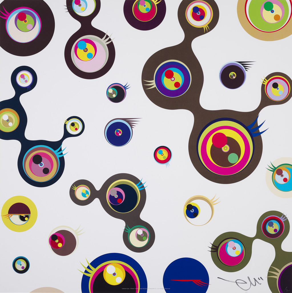 Takashi Murakami - Jellyfish eyes - white 3, 2006 - Pinto Gallery