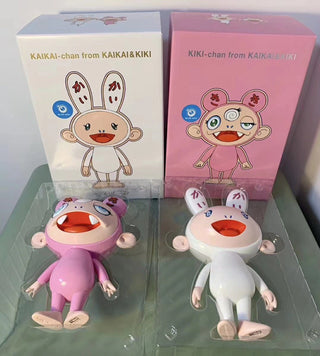 Takashi Murakami - Kaikai-chan (BLUE eyes); and Kiki-chan (BLUE eyes), from Kaikai & Kiki, 2019 - Pinto Gallery