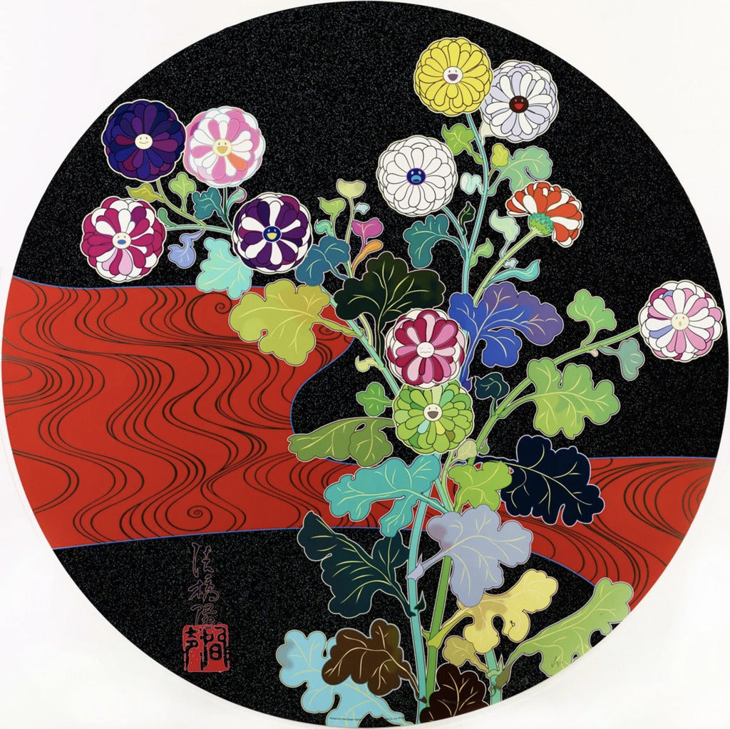 Takashi Murakami - Kansei: Korin Red River, 2010 - Pinto Gallery