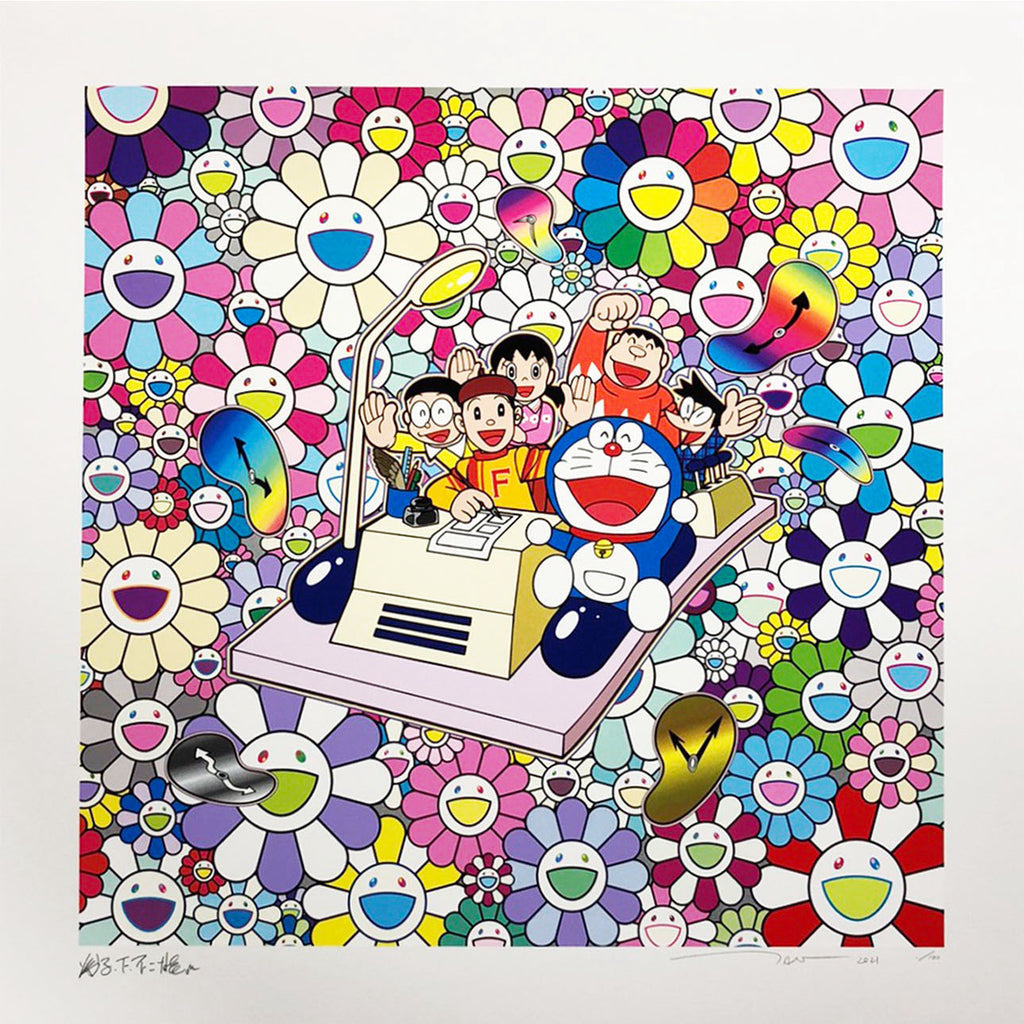 Takashi Murakami - Let's Go on the Time Machine, 2021 - Pinto Gallery