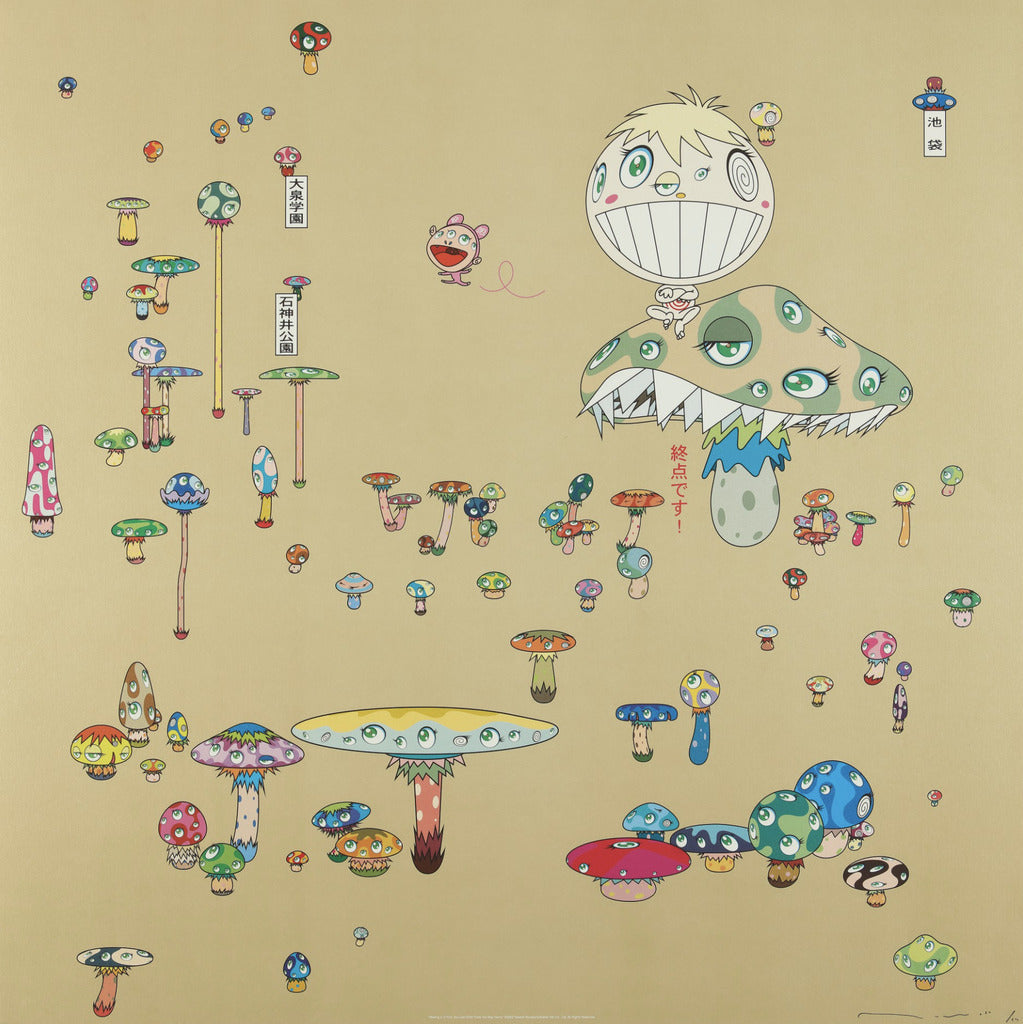 Takashi Murakami - Making a U-Turn, the Lost Child Finds His Way Home, 2005 - Pinto Gallery