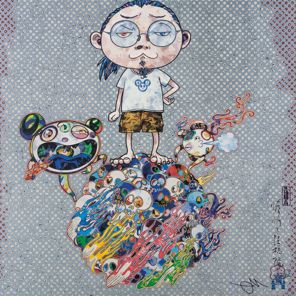 Takashi Murakami - Mr. DOB Comes to Play His Flute, 2013 - Pinto Gallery