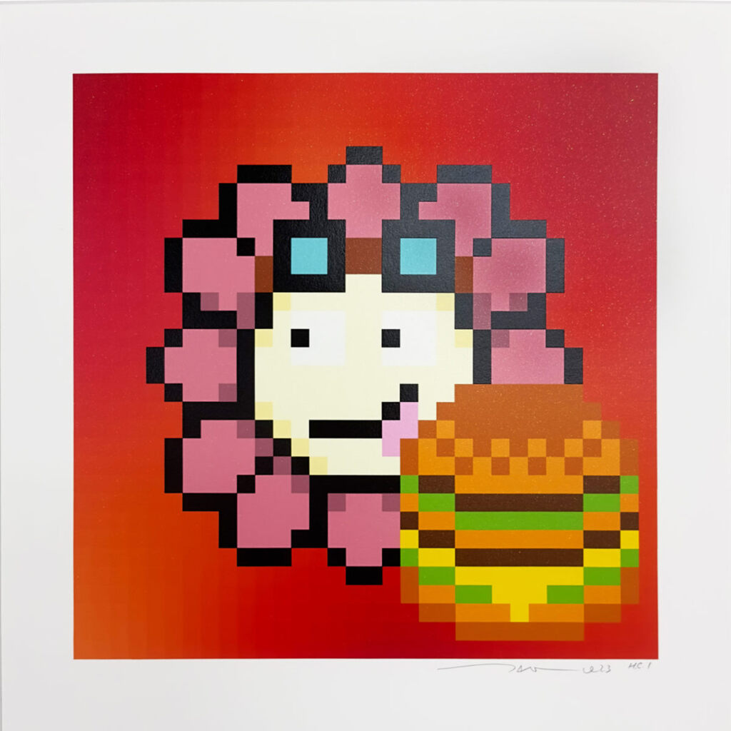 Takashi Murakami - Murakami Flower #2765 Hamburger, 2023 - Pinto Gallery