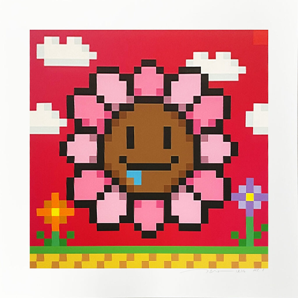 Takashi Murakami - Murakami.Flower #6167 game drool, 2023 - Pinto Gallery