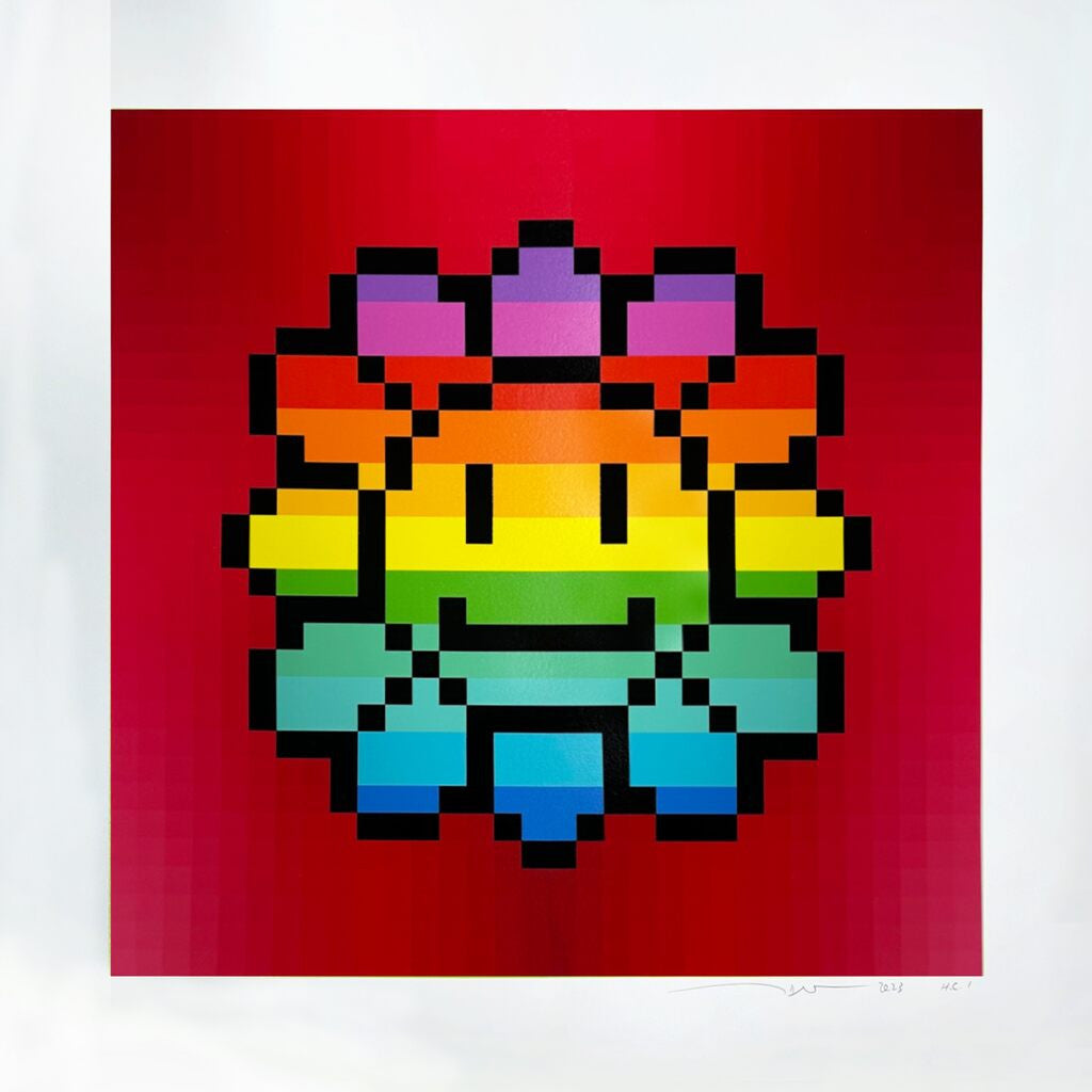 Takashi Murakami - Murakami Flower #9727 Rainbow, 2023 - Pinto Gallery