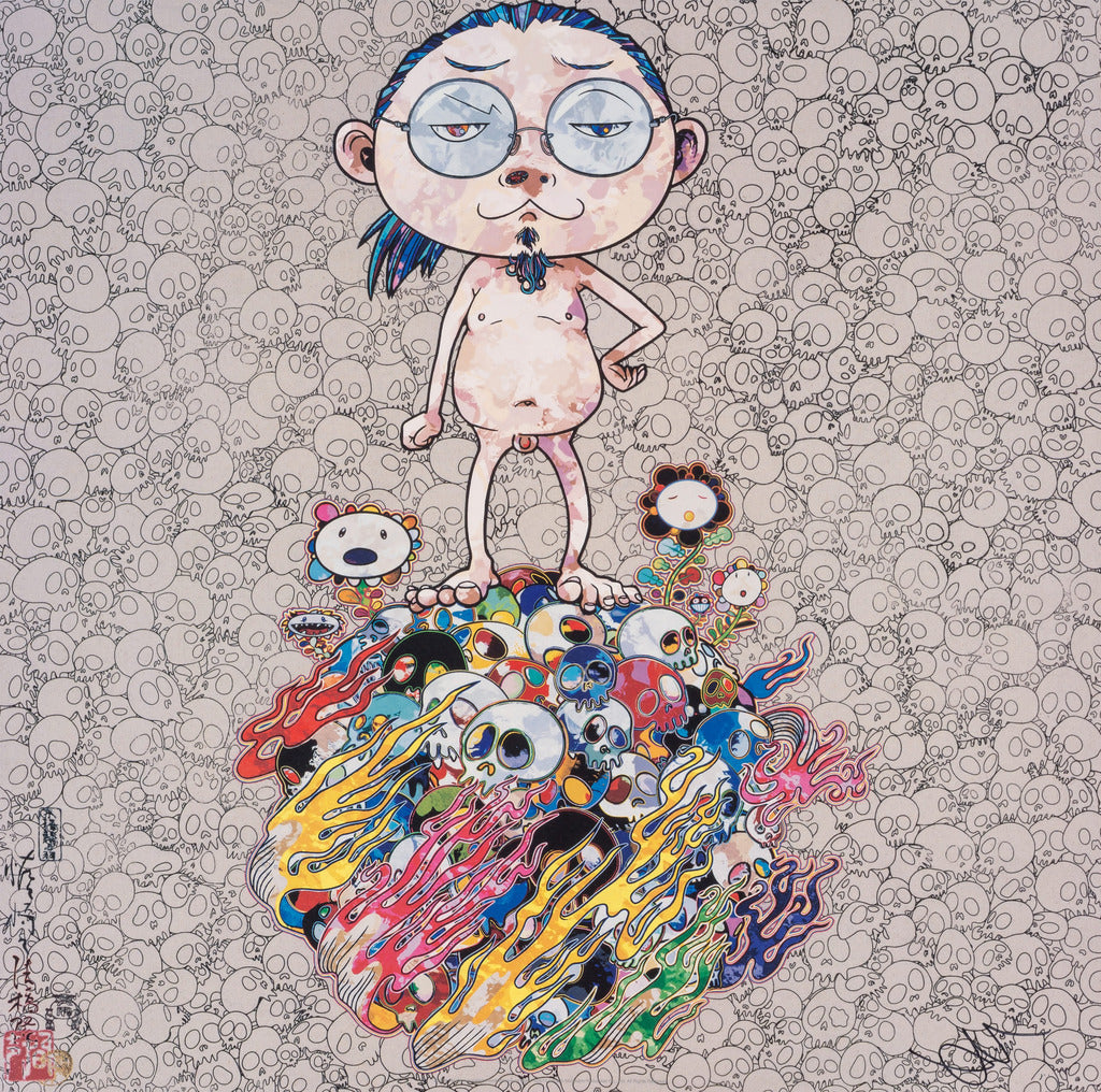 Takashi Murakami - Naked Me Contemplates Death (Memento Mori), 2013 - Pinto Gallery