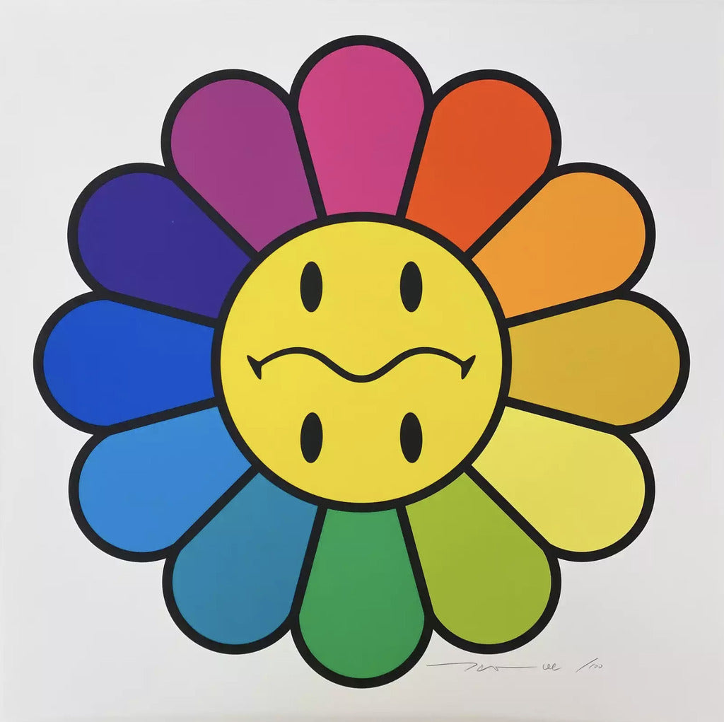 Takashi Murakami - Rainbow Smiley, 2020 - Pinto Gallery