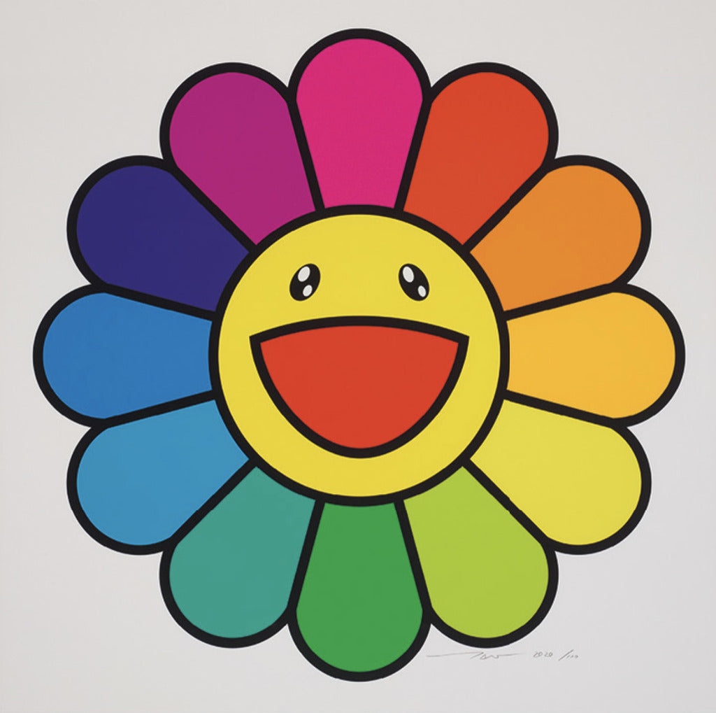 Takashi Murakami - Rainbow flowers smile! !, 2020 - Pinto Gallery