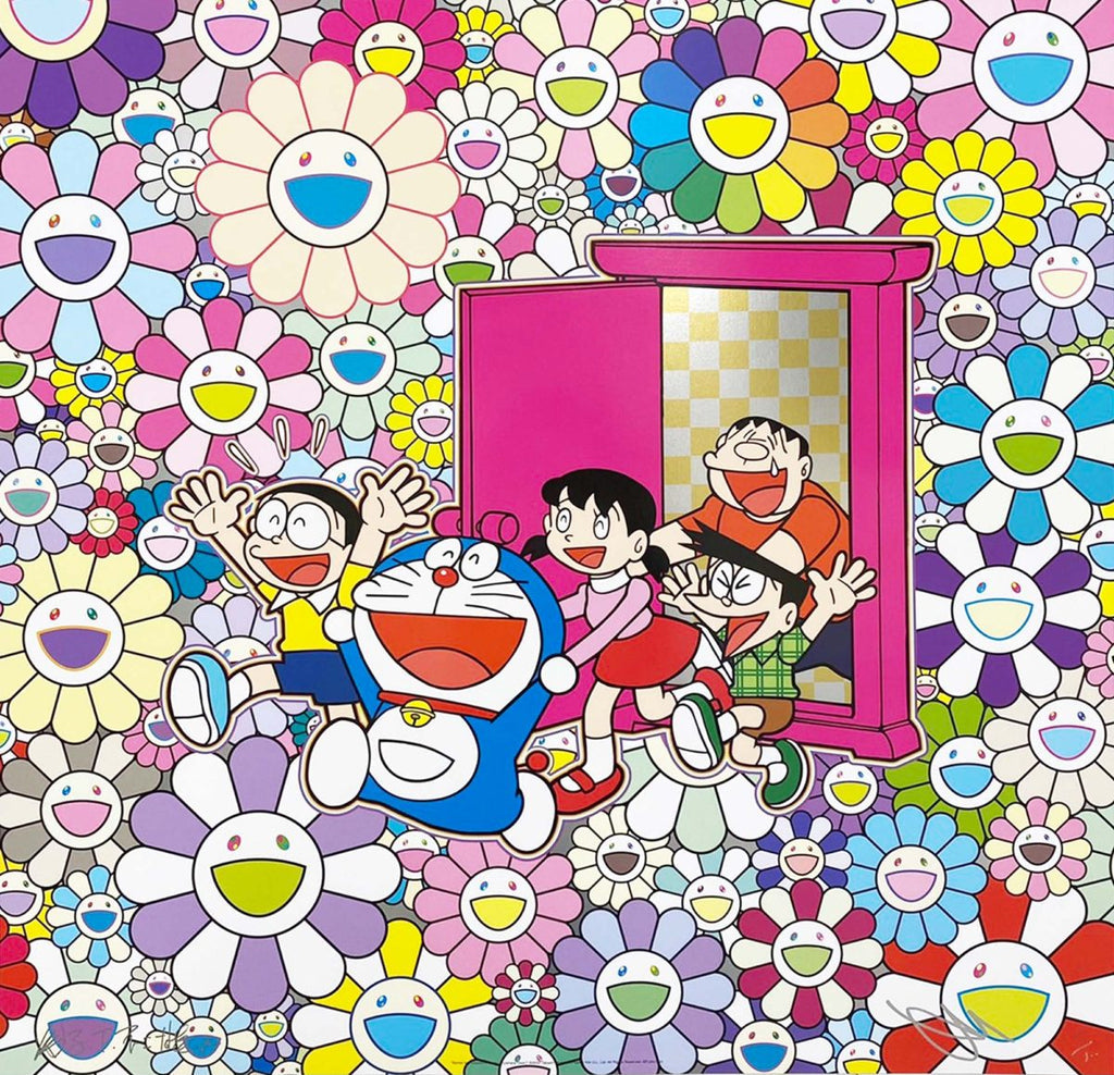 Takashi Murakami - Saved by Dokodemo Door (Anywhere Door), 2021 - Pinto Gallery