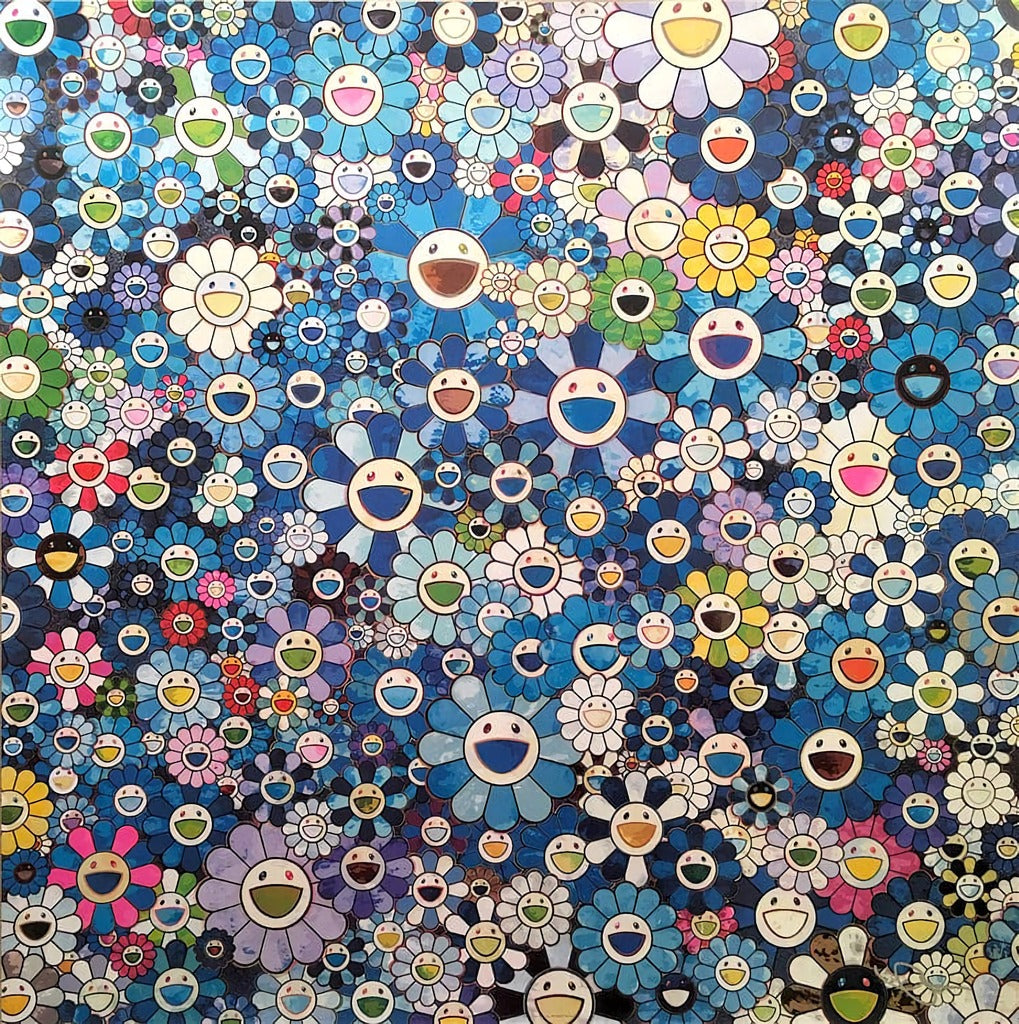 Takashi Murakami - Shangri-La Blue, 2015 - Pinto Gallery