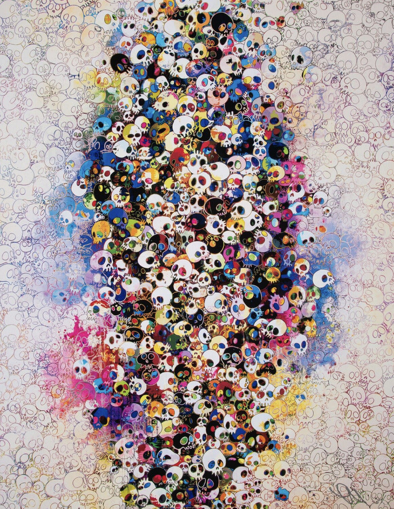 Takashi Murakami - Who's Afraid of Red, Yellow, Blue and Death, 2011 - Pinto Gallery