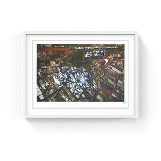 28 Millimètres, Women Are Heroes, Action in Kibera Slum, general view Nairobi, Kenya, 2009, 2021-JR-Pinto Gallery