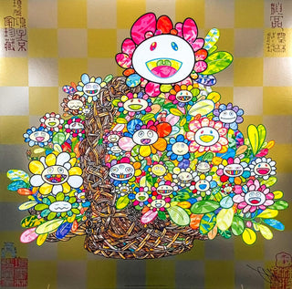 A Bouquet in a Basket, 2024-Takashi Murakami-Pinto Gallery