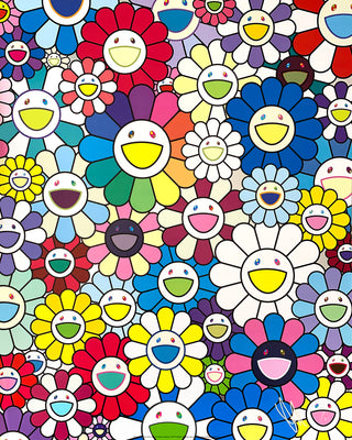 A Field of Flowers Seen from the Stairs to Heaven, 2018-Takashi Murakami-Pinto Gallery
