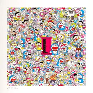 A Sketch of Anywhere Door (Dokodemo Door) and an Excellent Day, 2020-Takashi Murakami-Pinto Gallery