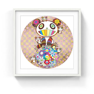 A panda family amidst a flurry of cherry blossoms, 2026-Takashi Murakami-Pinto Gallery