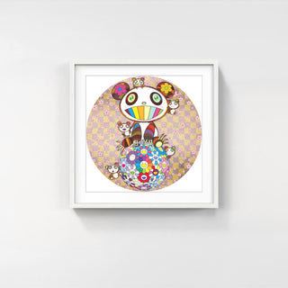 A panda family amidst a flurry of cherry blossoms, 2026-Takashi Murakami-Pinto Gallery