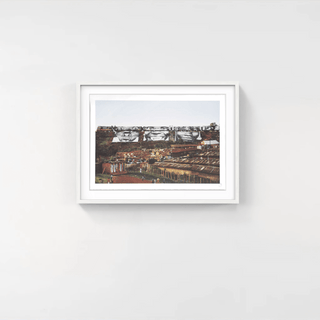Action in Kibera Slum, Train Passage 1 , Kenya, 2009, 2010-JR-Pinto Gallery