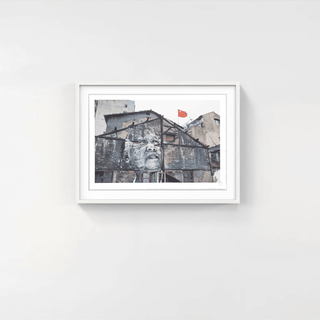 Action in Shanghai, Jiang Qizeng, Red Flag, Chine, 2010, 2012-JR-Pinto Gallery