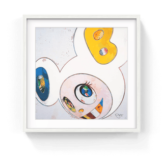 And Then x 6 (White: The Superflat Method, Blue and Yellow Ears), 2013-Takashi Murakami-Pinto Gallery