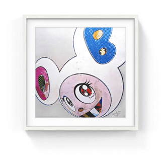 And Then x 6 (White: The Superflat Method, Pink and Blue Ears), 2013-Takashi Murakami-Pinto Gallery