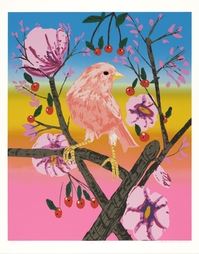 Ann Craven - Sunset Moon Bird, 2023 - Pinto Gallery