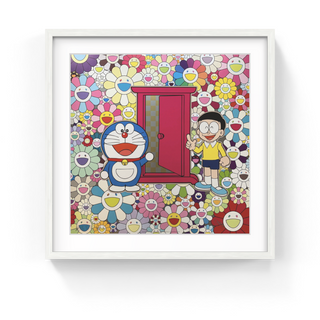 Anywhere Door (Dokodemo Door) in the Field of Flowers, 2019-Takashi Murakami-Pinto Gallery