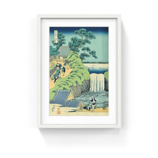 Aoigaoka Waterfall in the Eastern Capital, After 1833-Katsushika Hokusai-Pinto Gallery