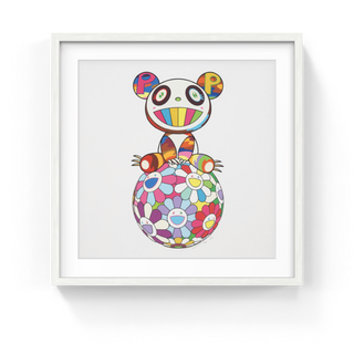Atop a Ball of Flowers, a Panda Cub Sits Properly, 2020-Takashi Murakami-Pinto Gallery