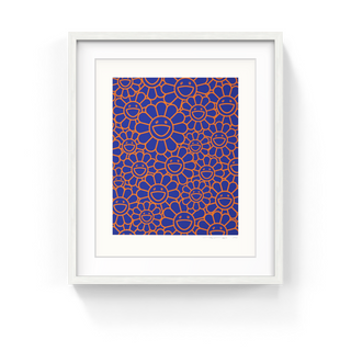 August Joy (orange/blue flowers), 2019-Takashi Murakami-Pinto Gallery